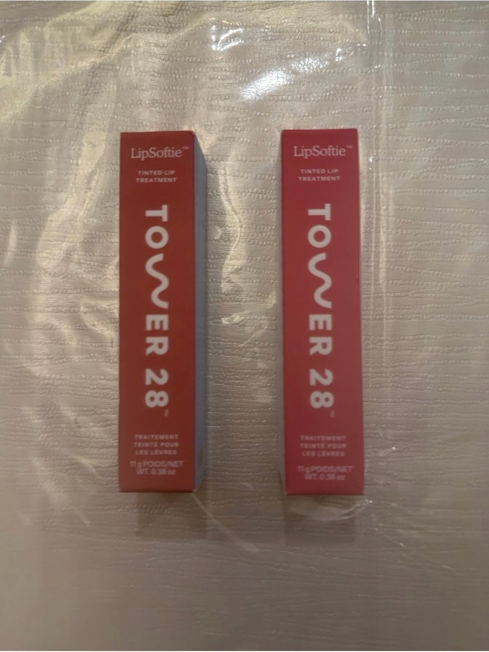 Tower 28 tinted lip treatment SET OF 2 - NEW in box